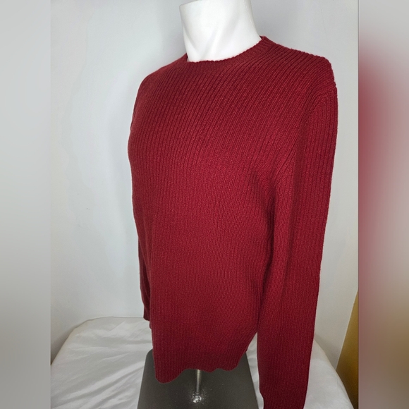 A.P.C. Size L-  Men's Red Sweater Rue Madame Paris - Picture 2 of 9